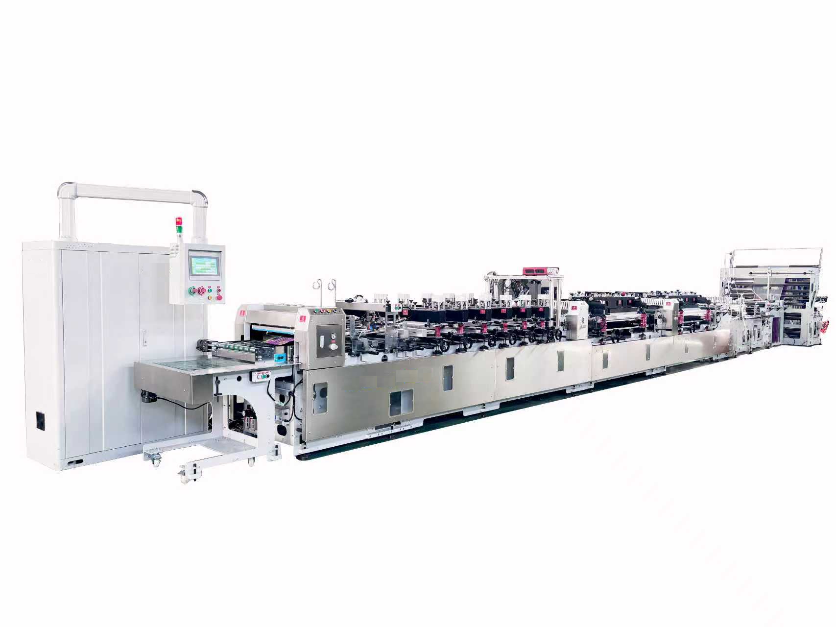 JL-L-2TZP600 Stand-Up Zipper Pouch Bag Making Machine